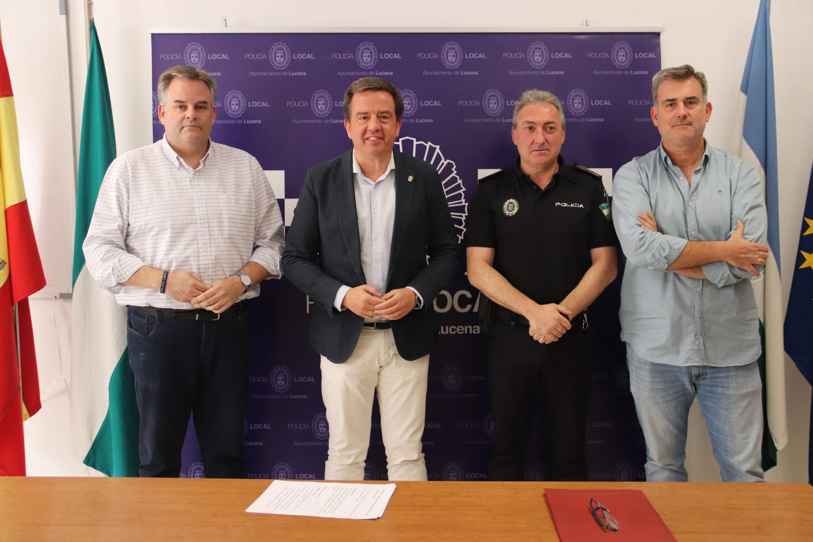 Presentación del dispositivo de seguridad especial para la Procesión Magna de Lucena.