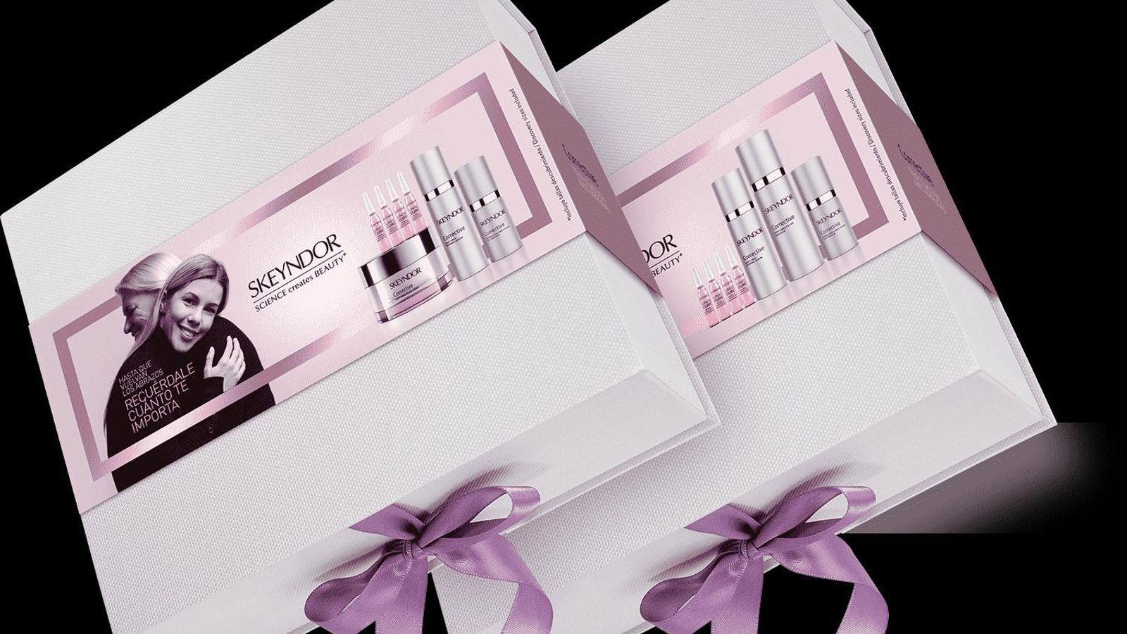 Cofre con productos cosméticos de la firma Skeyndor para el Día de la Madre.