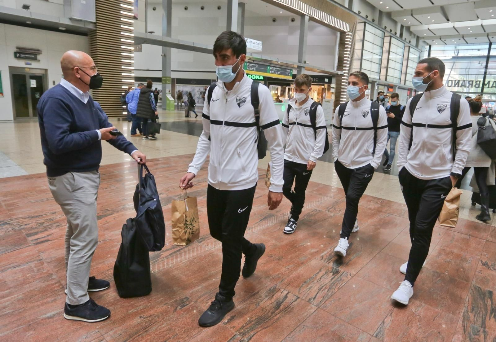 Málaga CF y Unicaja, en el mismo AVE a Zaragoza.
