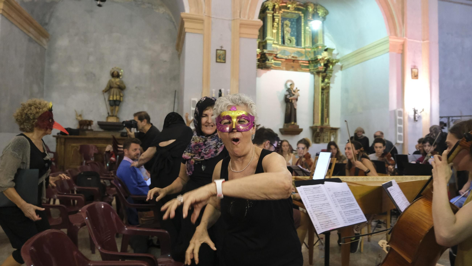 Ensayo general de la ópera de la academia musical de Vélez Blanco, en imágenes