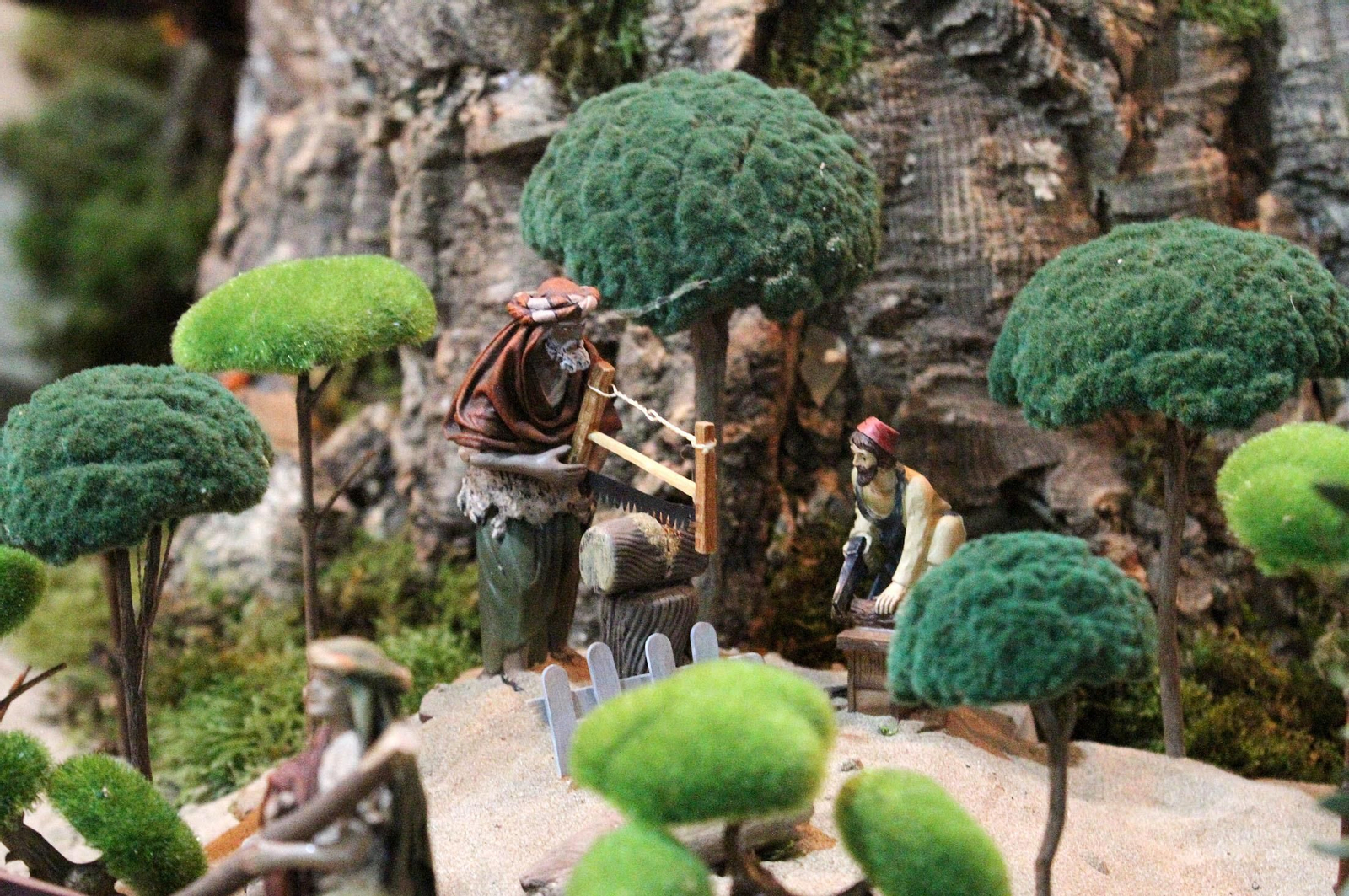 Belén de la Hermandad del Nazareno, en imágenes