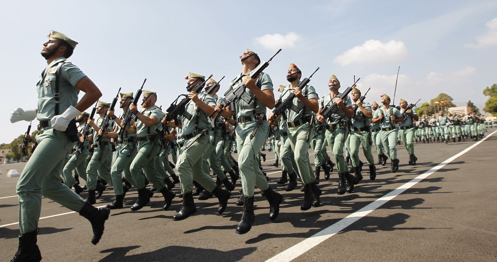 16 soldados del tercio de la Legión de Viator aspiran a 'boinas verdes'