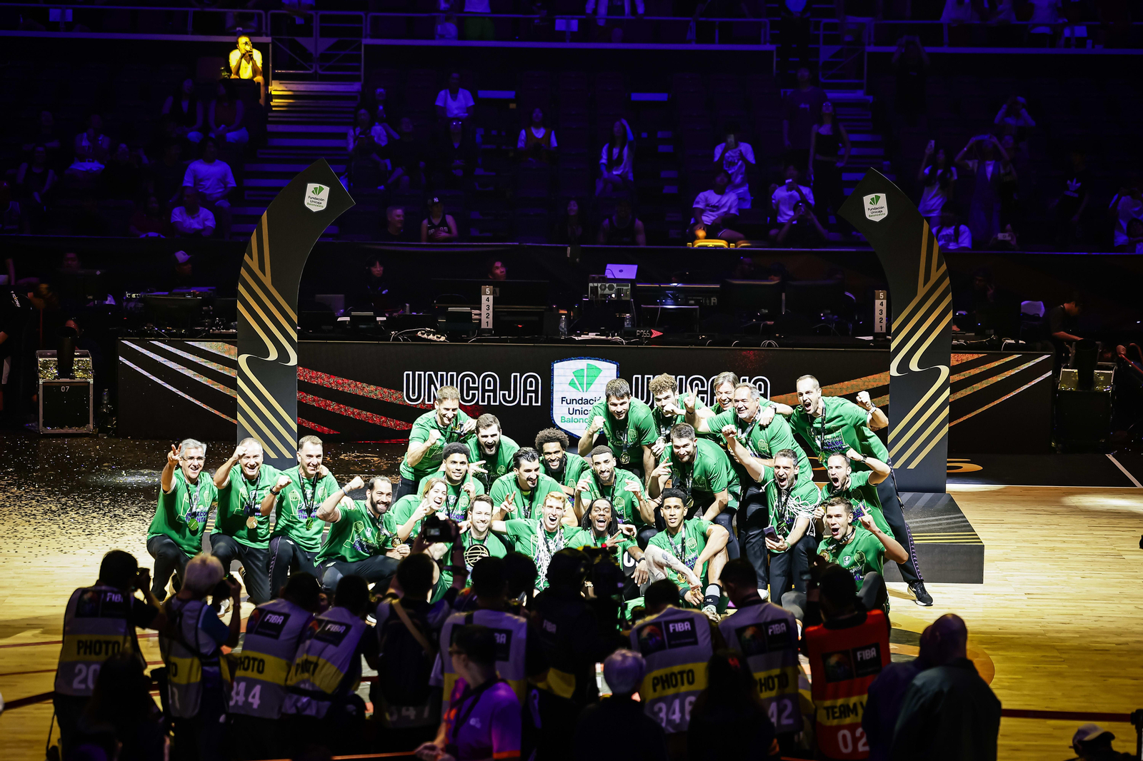 Unicaja-NBA G League United, final de la Copa Intercontinental, en fotos
