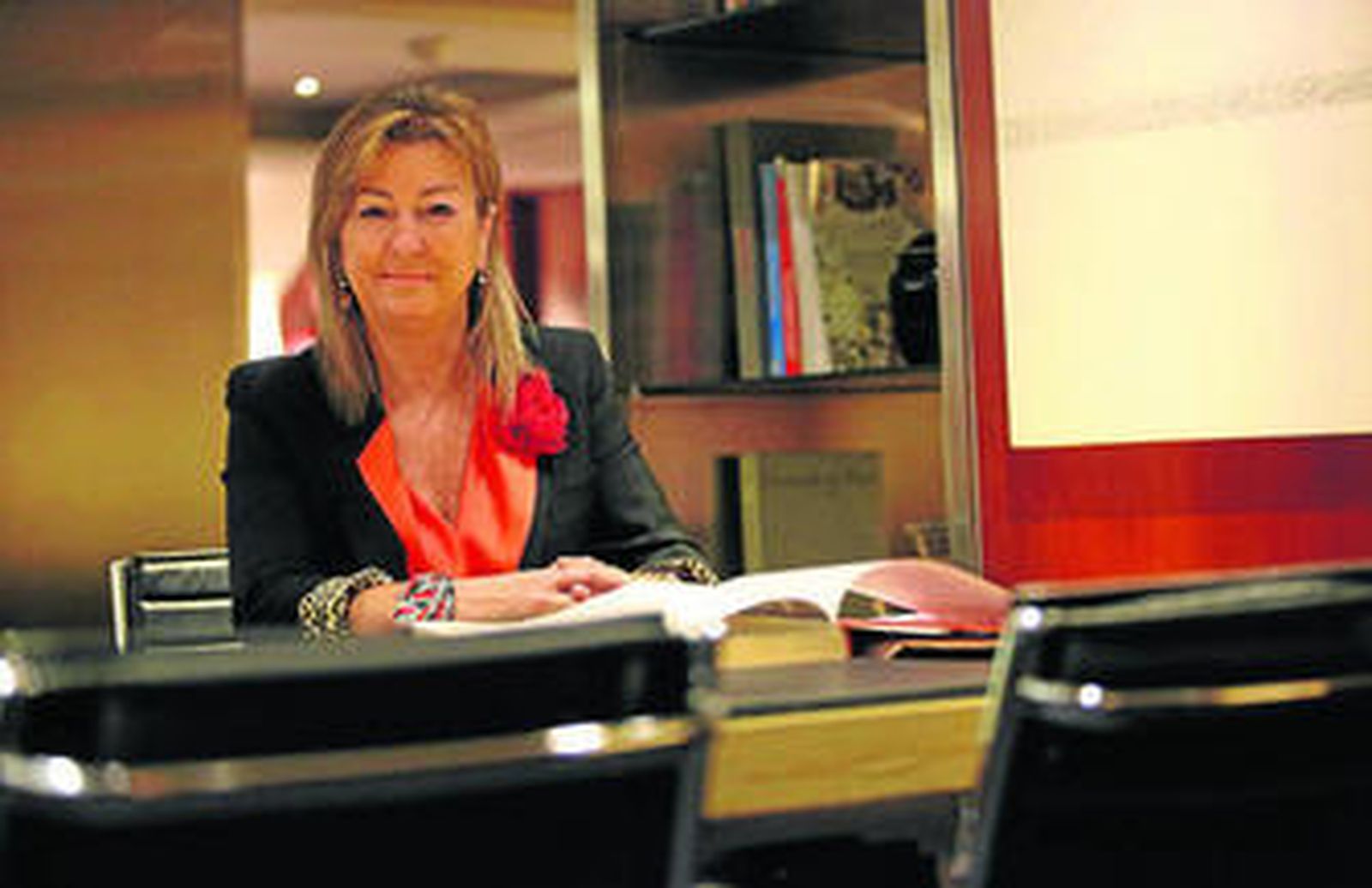 La empresaria María Paz Hurtado posa ayer para este diario tras conocerse su galardón.