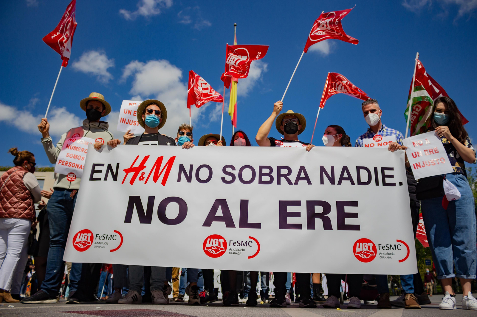 Fotos: Manifestación del 1º de Mayo en Granada