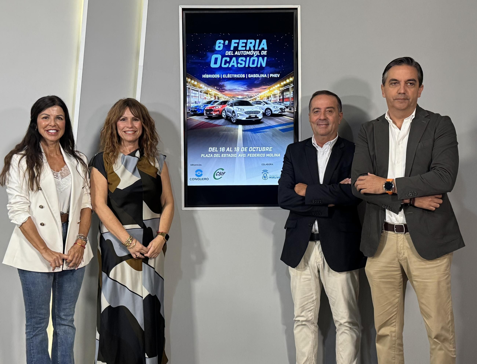 Presentación de la 6ª Feria del Automóvil de Ocasión de Huelva.