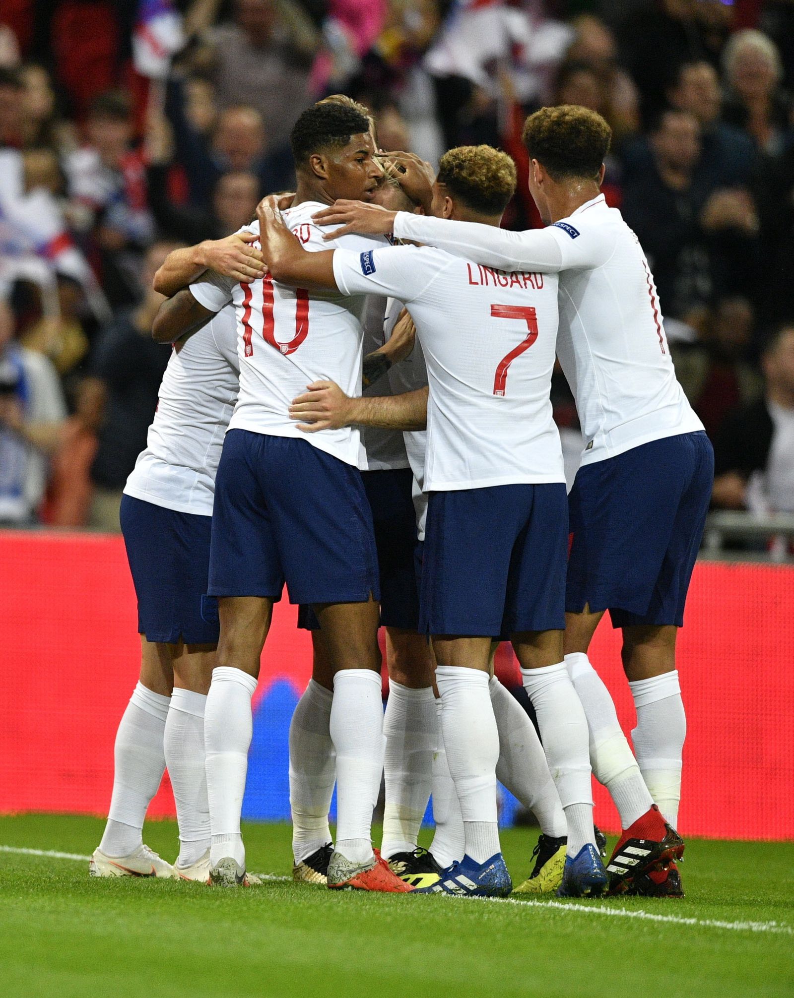 Las imágenes del Inglaterra-España