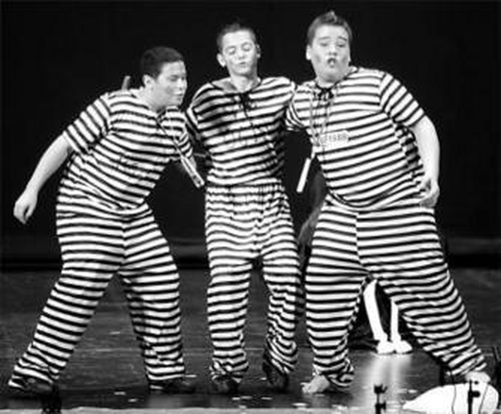 El cuarteto "El robo perfecto...", primer premio.