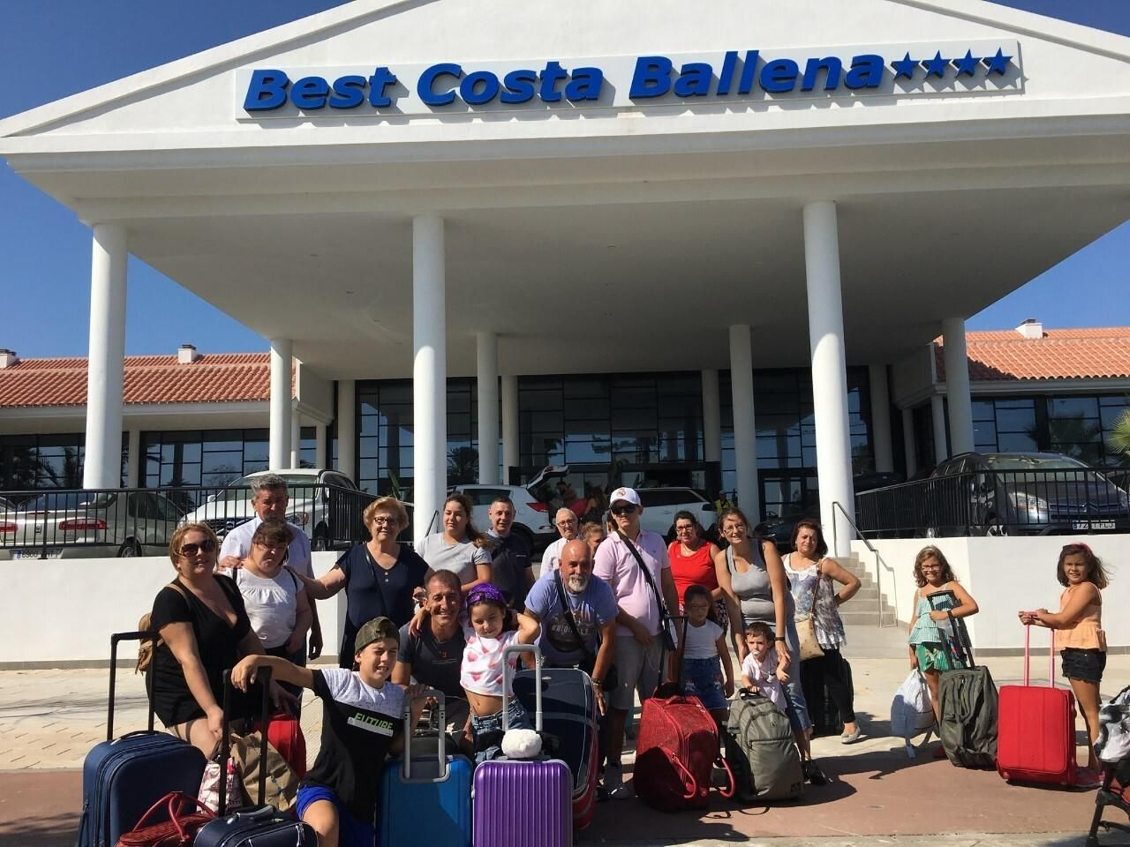 Participantes del programa Vacaciones en Familia