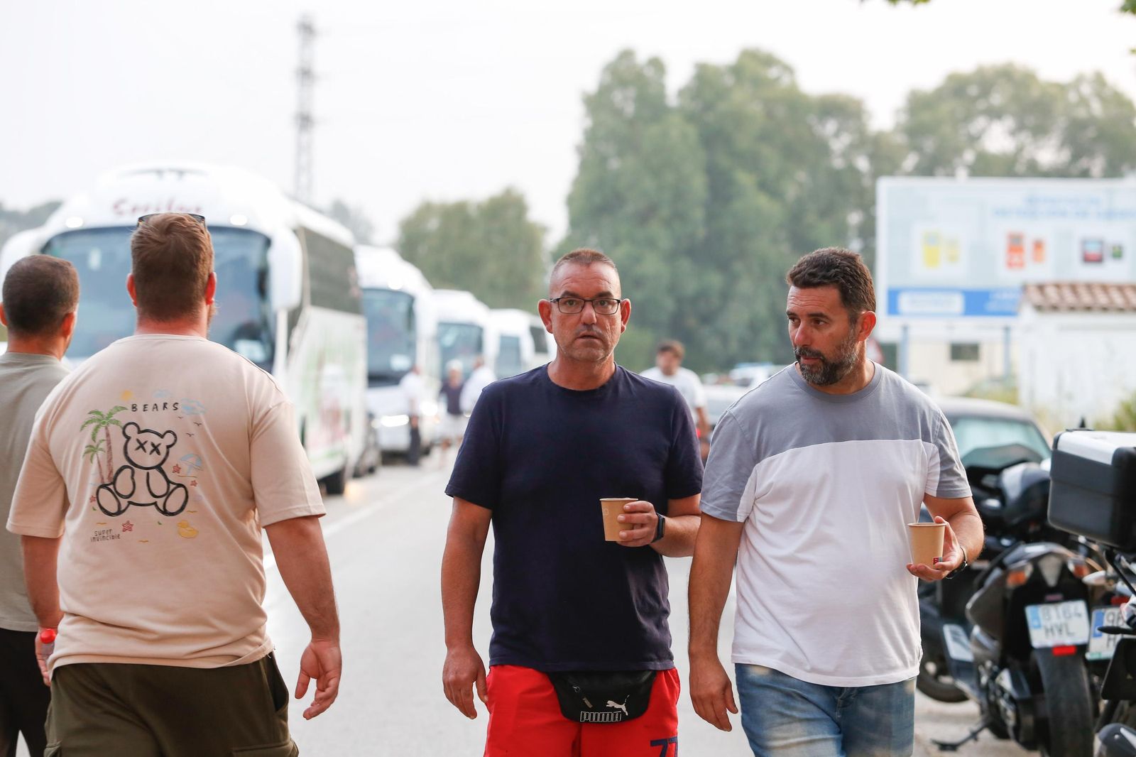 Fotos del segundo día de la huelga del metal en el Campo de Gibraltar