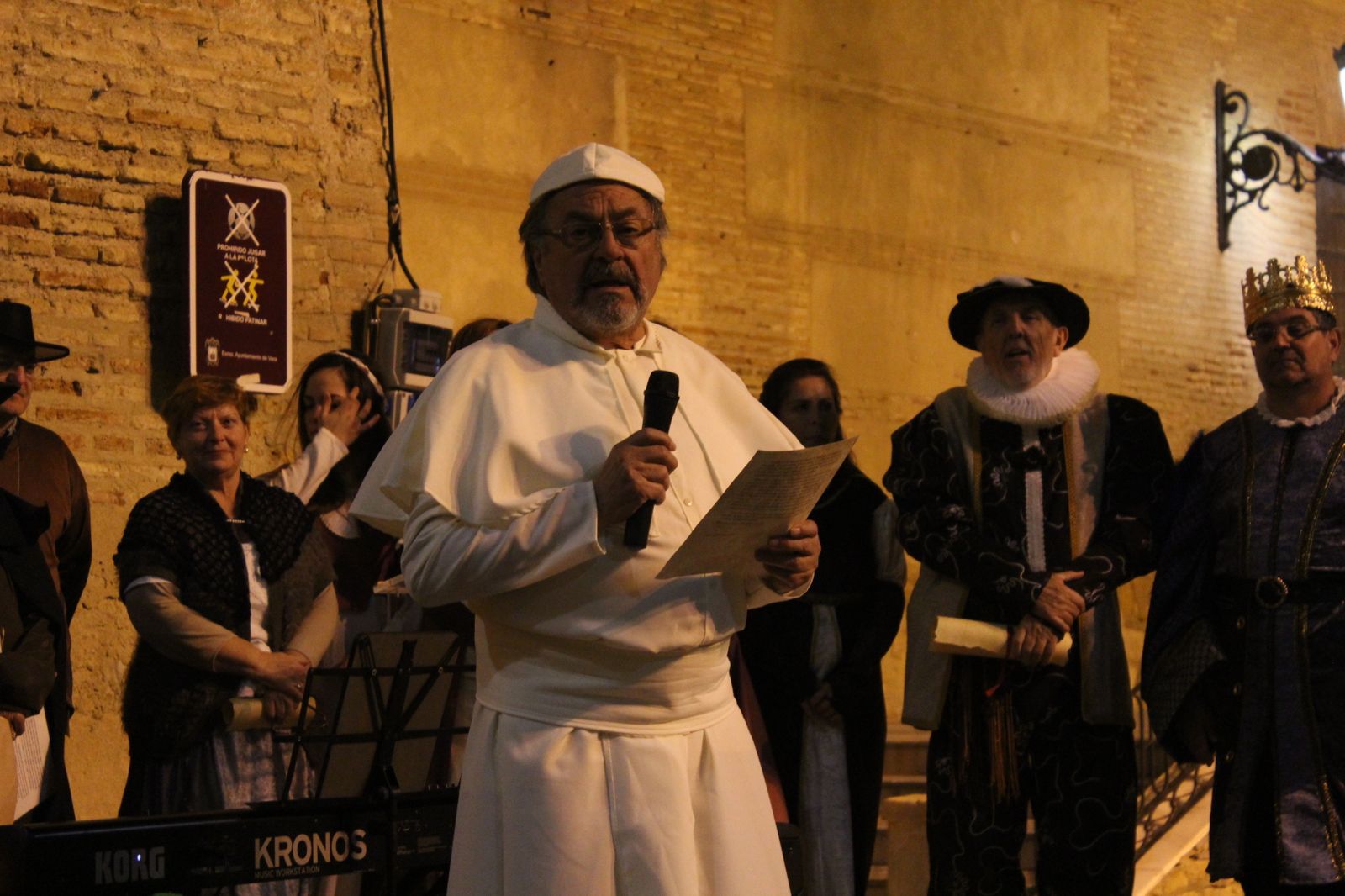 Representación histórica del Terremoto de Vera de 1518