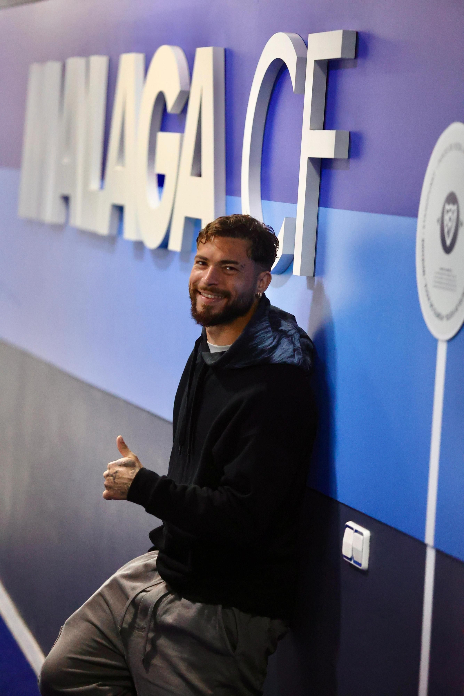 Las fotos de Dani Sánchez, jugador del Málaga CF