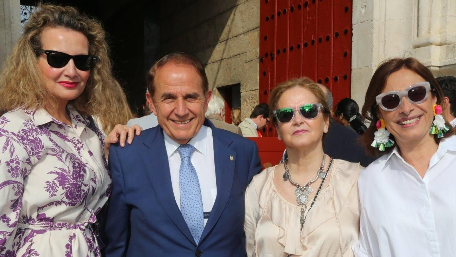 Marita Rufino, Antonio Pascual, Inma Romero y Pilar García