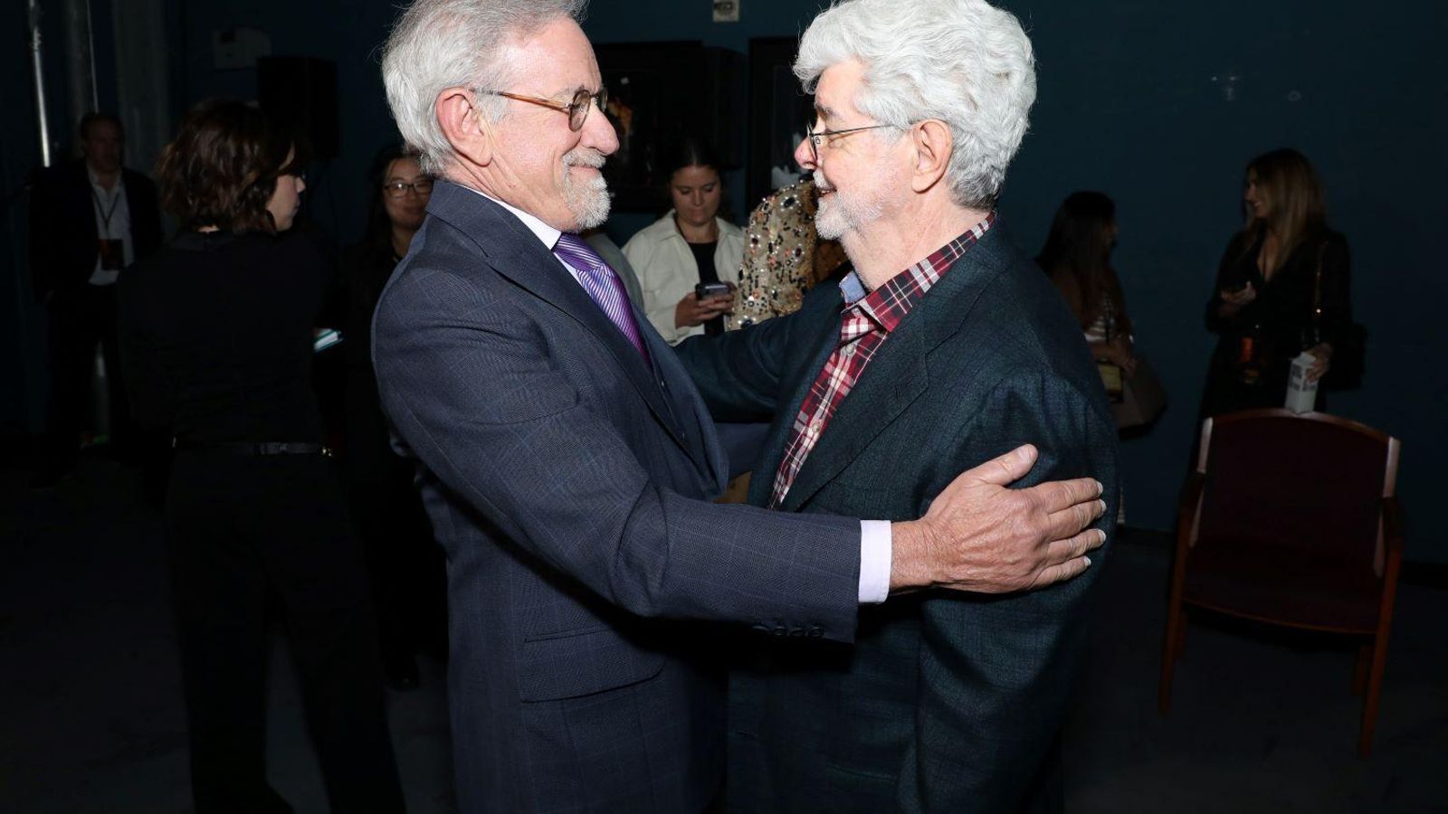 Indiana Jones y El Dial del Destino | Steven Spielberg y George Lucas, en el estreno en Los Ángeles. Indiana Jones y El Dial del Destino | Steven Spielberg y George Lucas, en el estreno en Los Ángeles.
