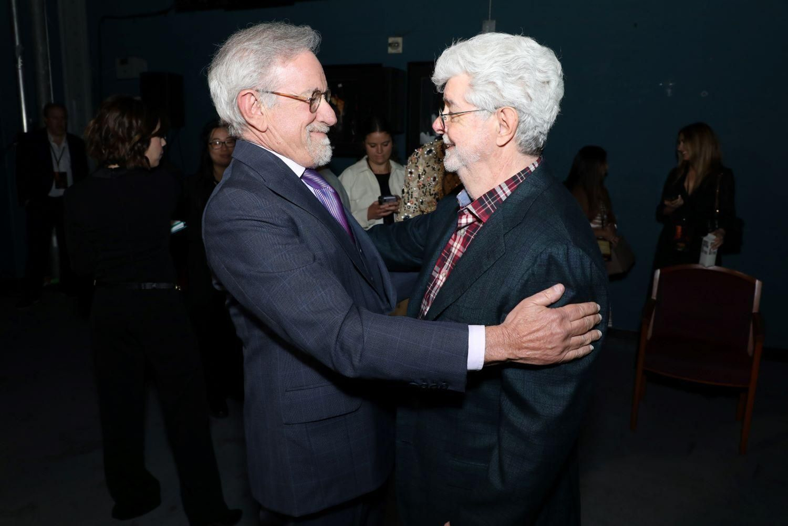 Indiana Jones y El Dial del Destino | Steven Spielberg y George Lucas, en el estreno en Los Ángeles.