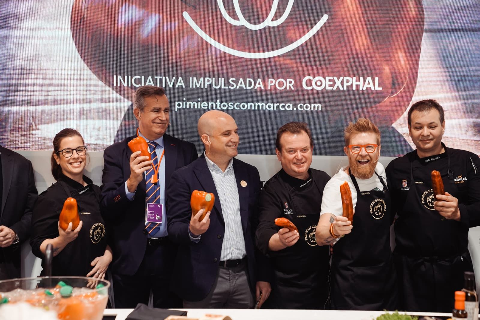 Presentación de la campaña 'Pimientos con marca'.