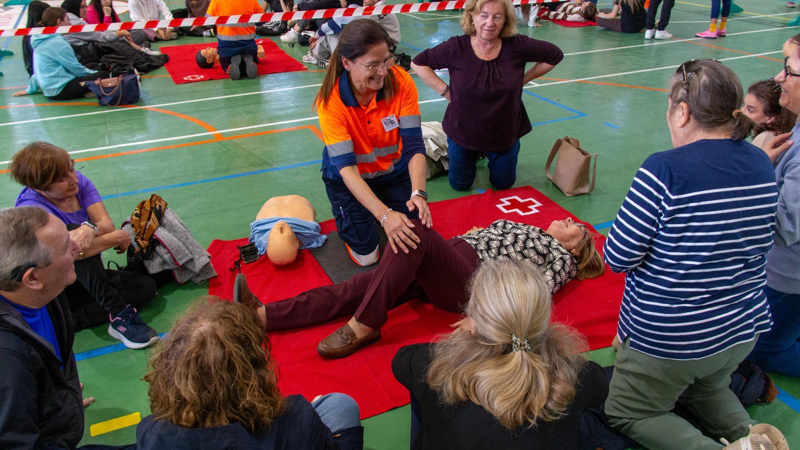 Algunos de los participantes en la jornada de RCP