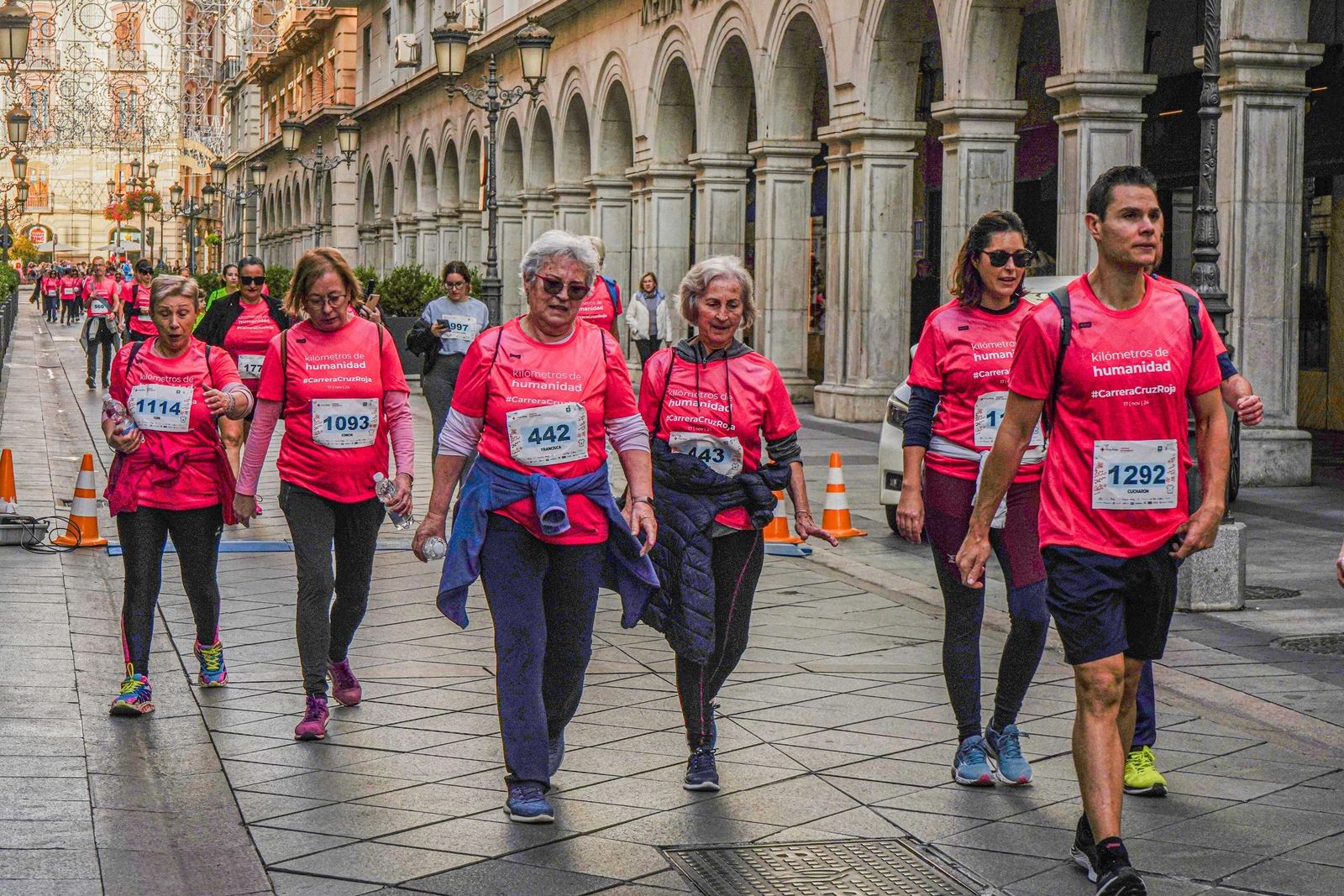 La carrera se pudo recorrer andando o corriendo.
