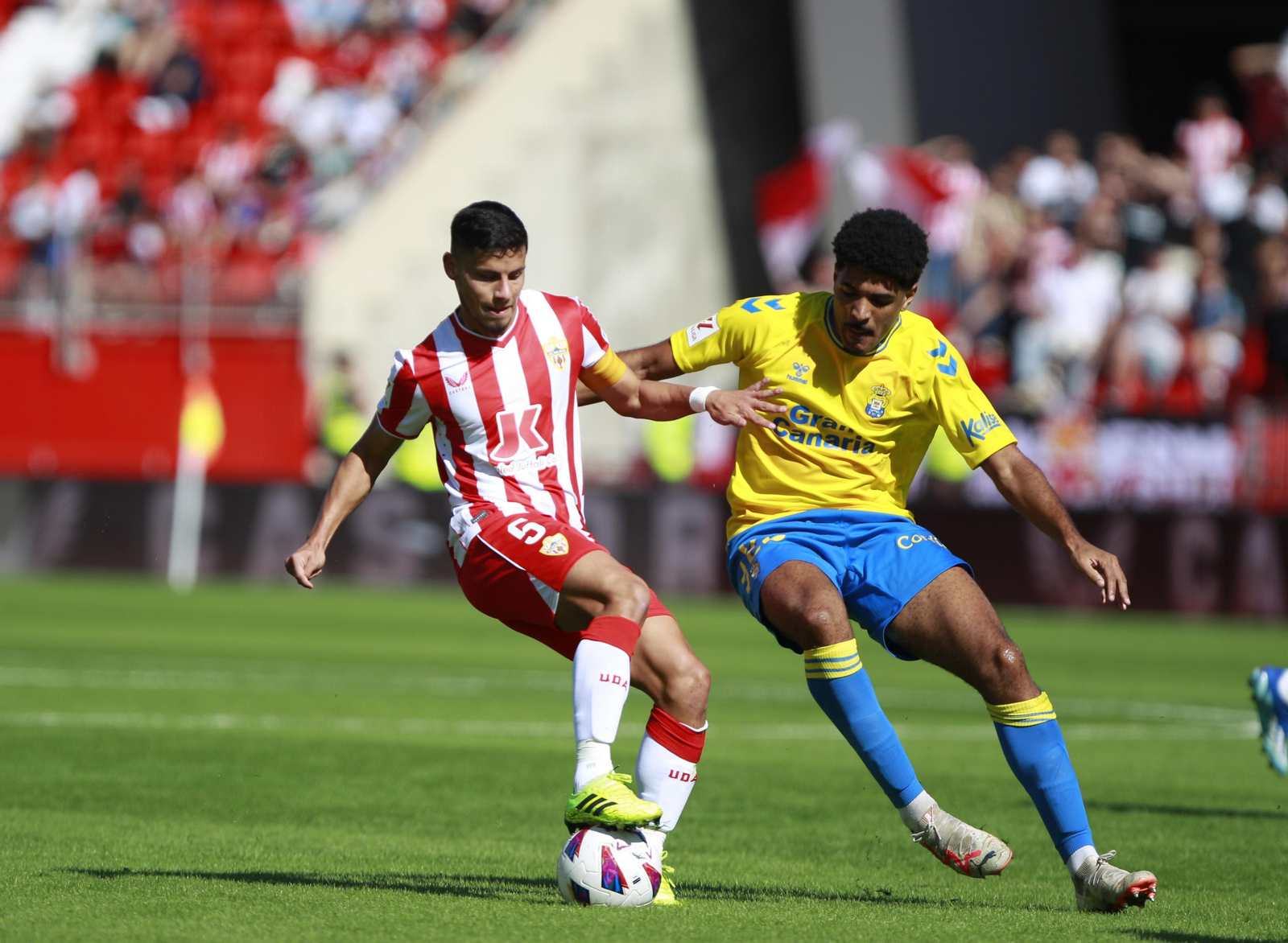 Imágenes del partido U.D. Almería-U.D. Las Palmas