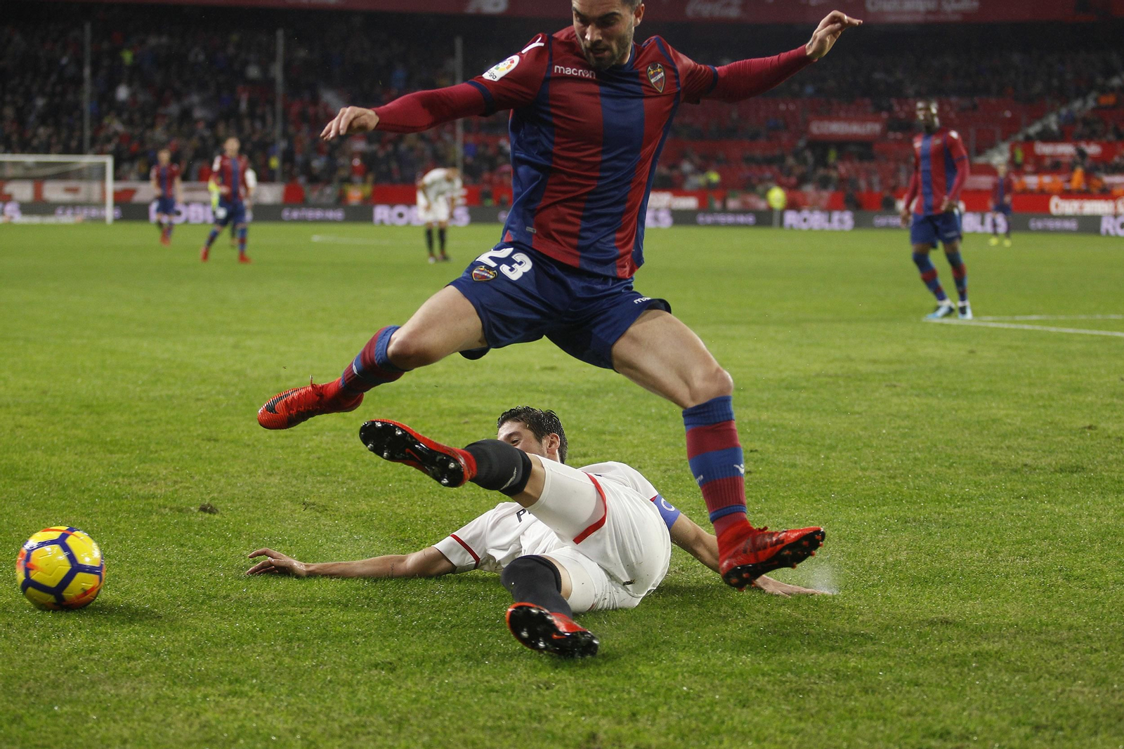 Las imágenes del Sevilla-Levante