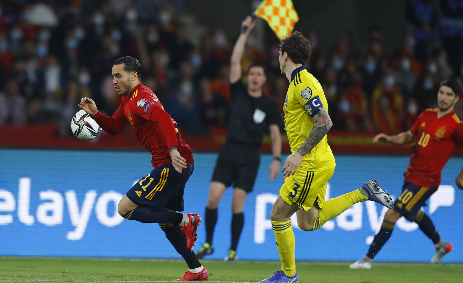 Las imágenes del España-Suecia