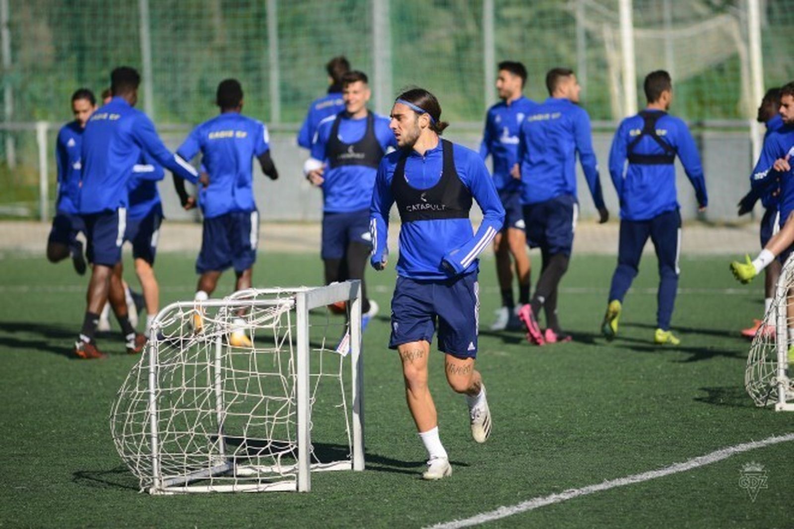 Lance de una sesión de entrenamiento en la Ciudad Deportiva.