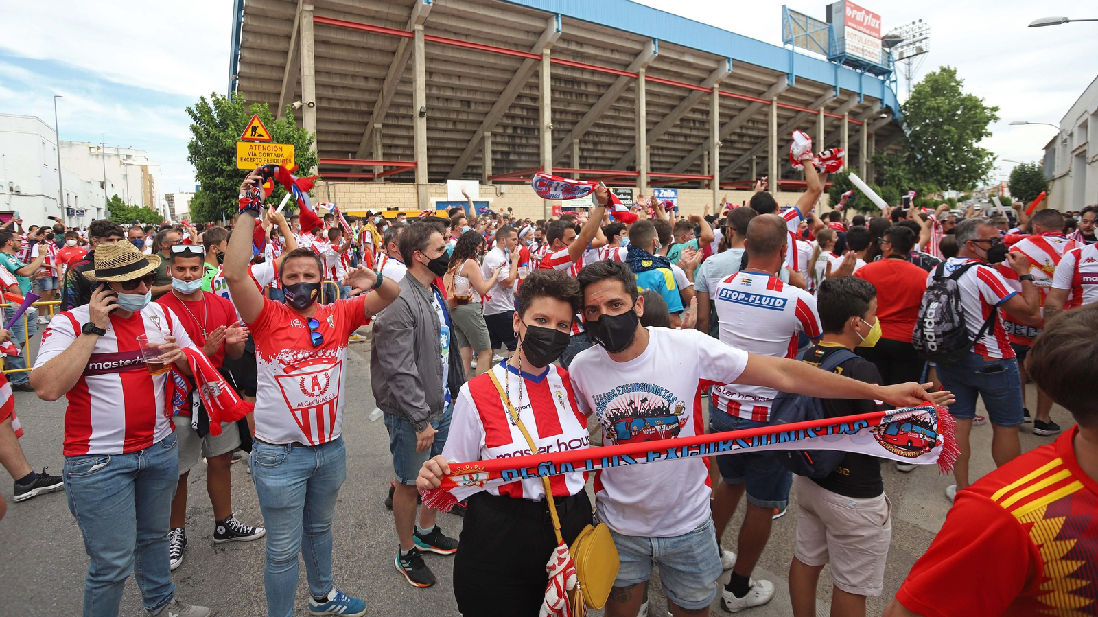 Fotos de la afición del Algeciras CF