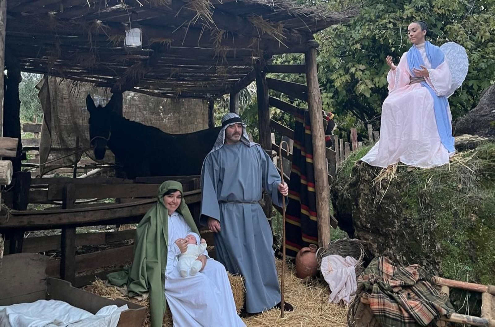 Las mejores imágenes de uno de los Belenes Vivientes más bonitos que podrás ver este puente en Huelva