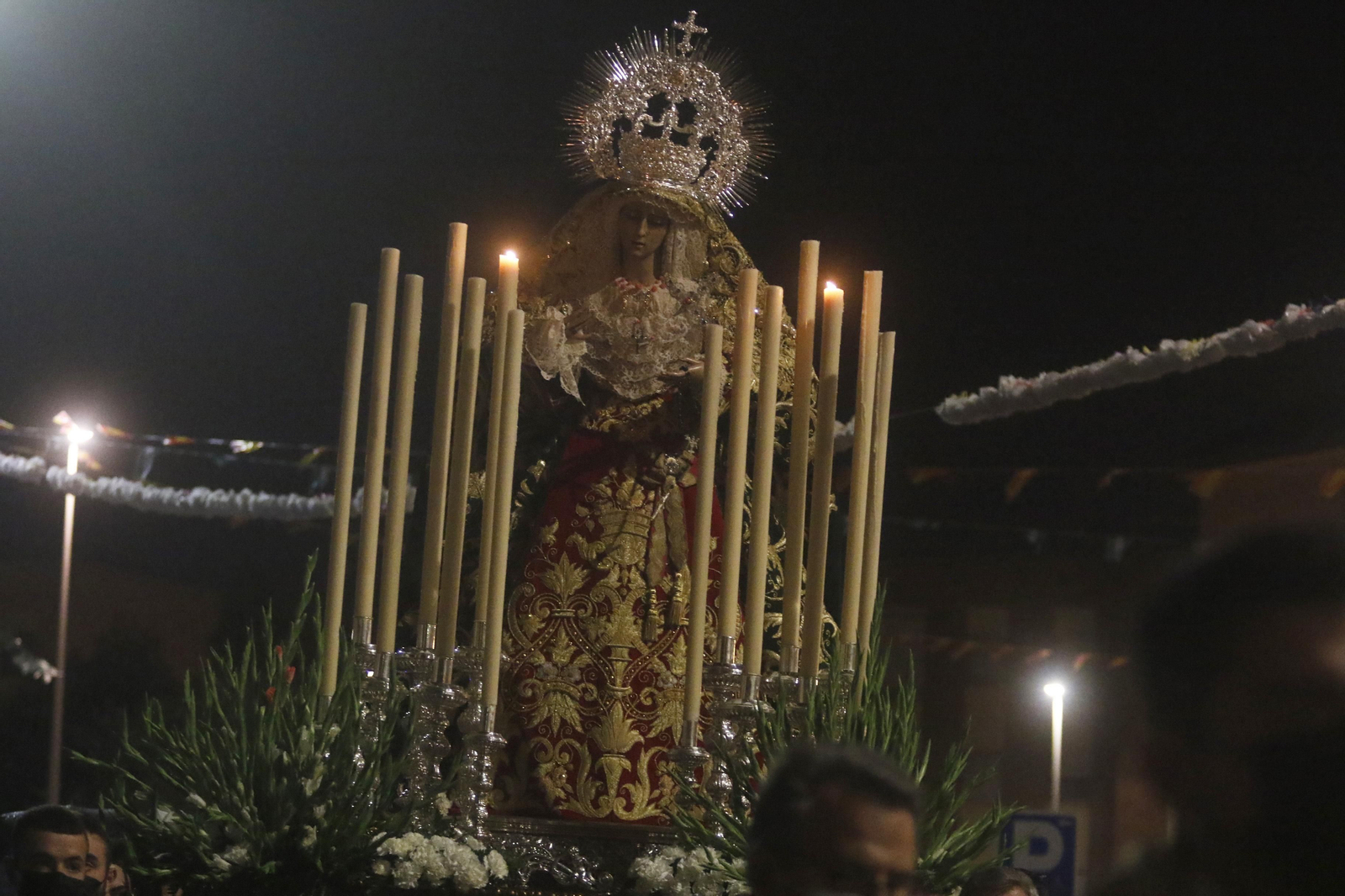 El traslado de la Virgen de la O de Córdoba, en imágenes