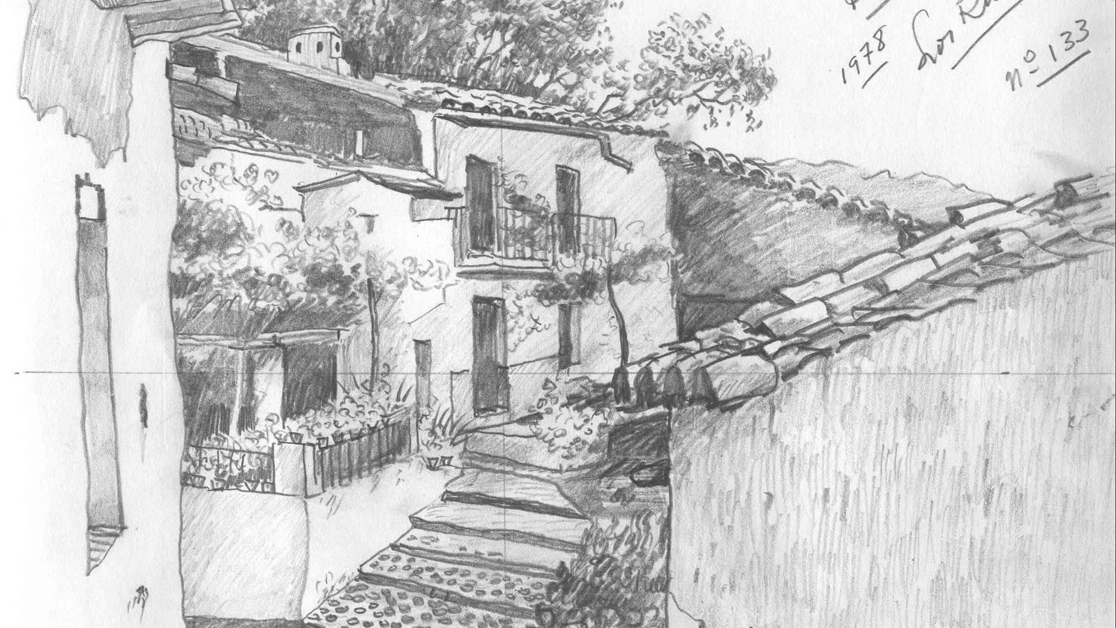 Barrio de Los  Riscos por Manuel Vázquez Real.