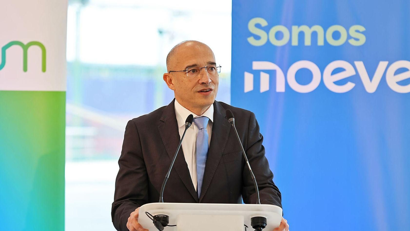 Antonio Joyanes, nuevo vicepresidente ejecutivo de parques energéticos y exploración y producción de Moeve, durante una reciente presentación en Huelva