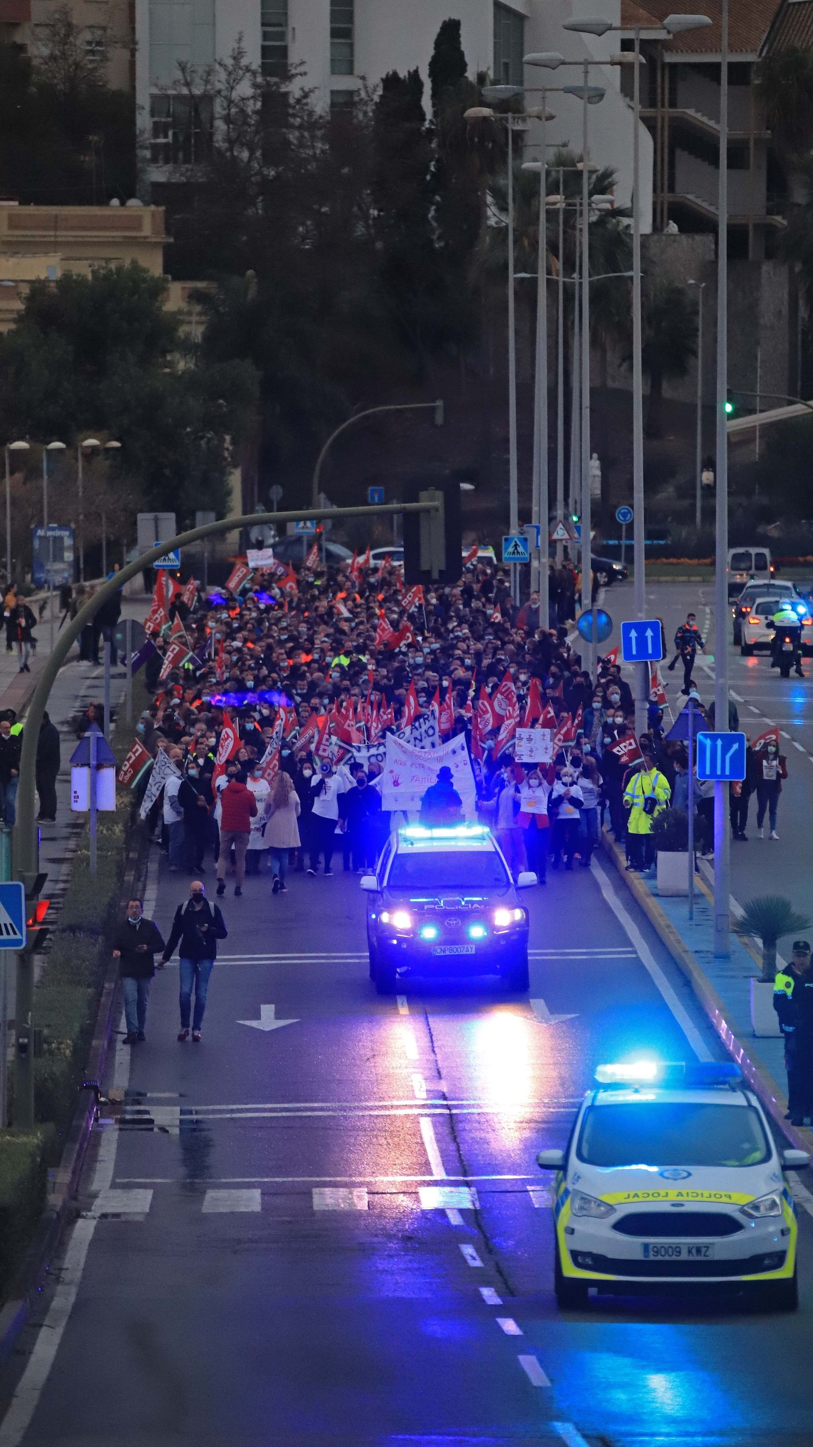 Fotos de la manifestación del metal en Algeciras