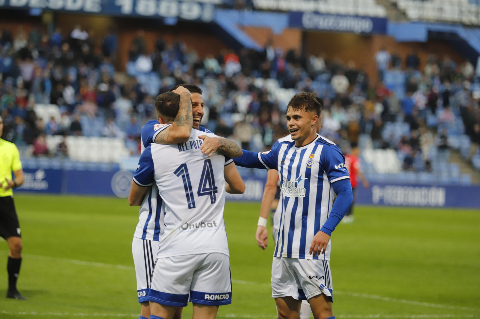 Imágenes del encuentro entre el Recreativo Huelva y el San Fernando