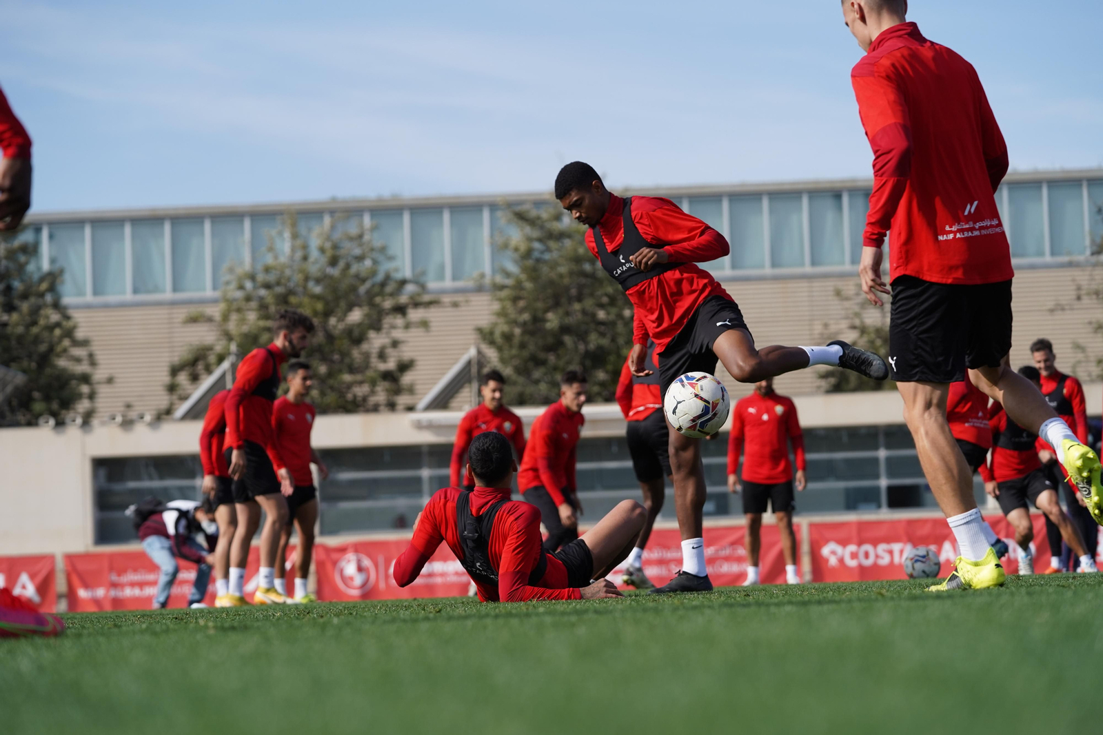 Entrenamiento del Almería, viernes 26