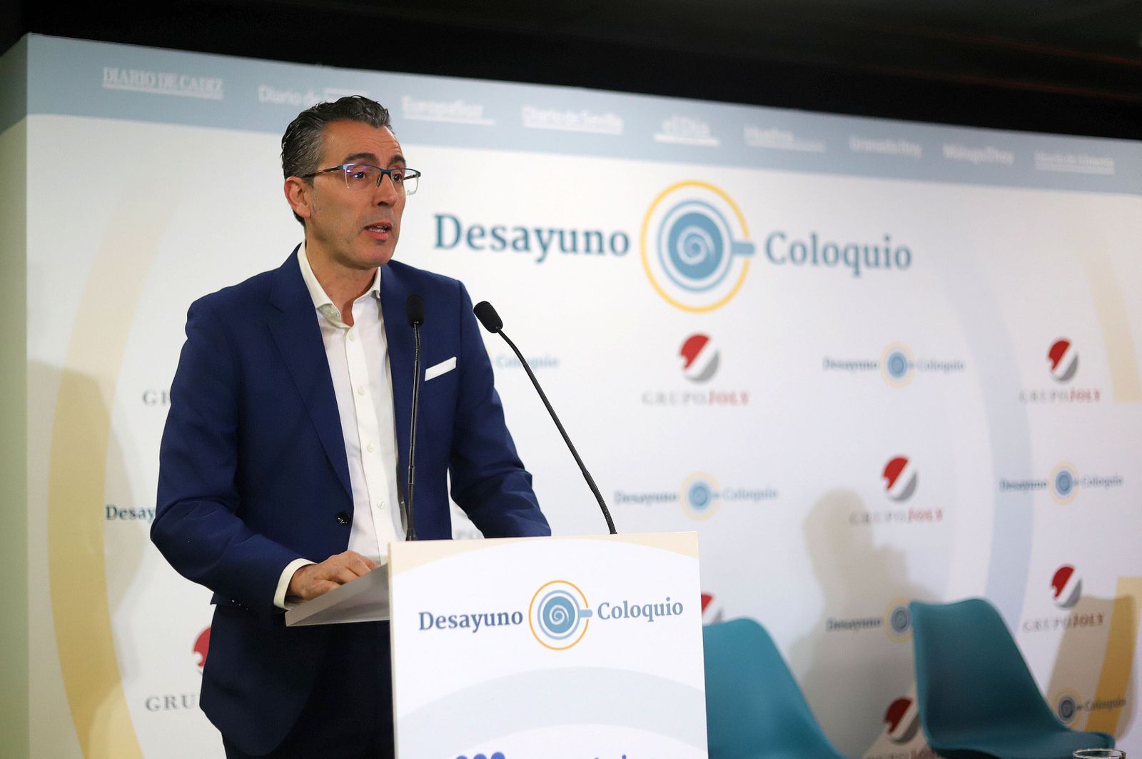 Joaquín Segovia, director del Territorio Sur de Telefónica España, durante su intervención.
