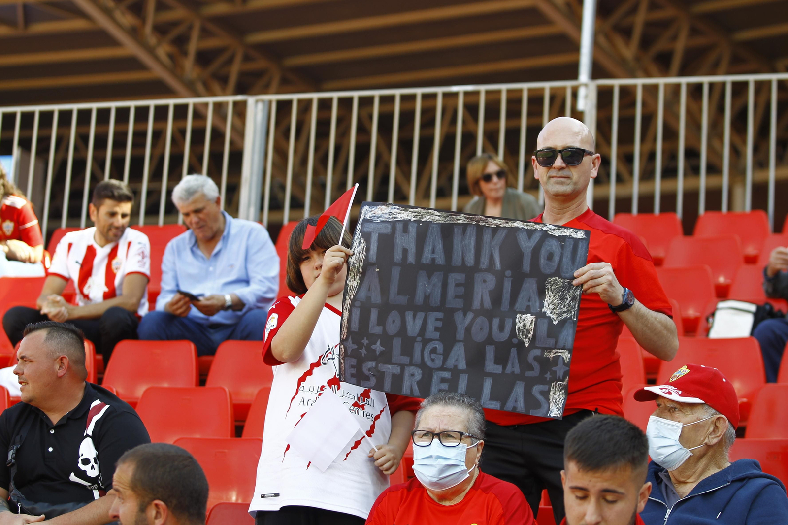 Imágenes del partido U.D. Almería-S.D. Amorebieta