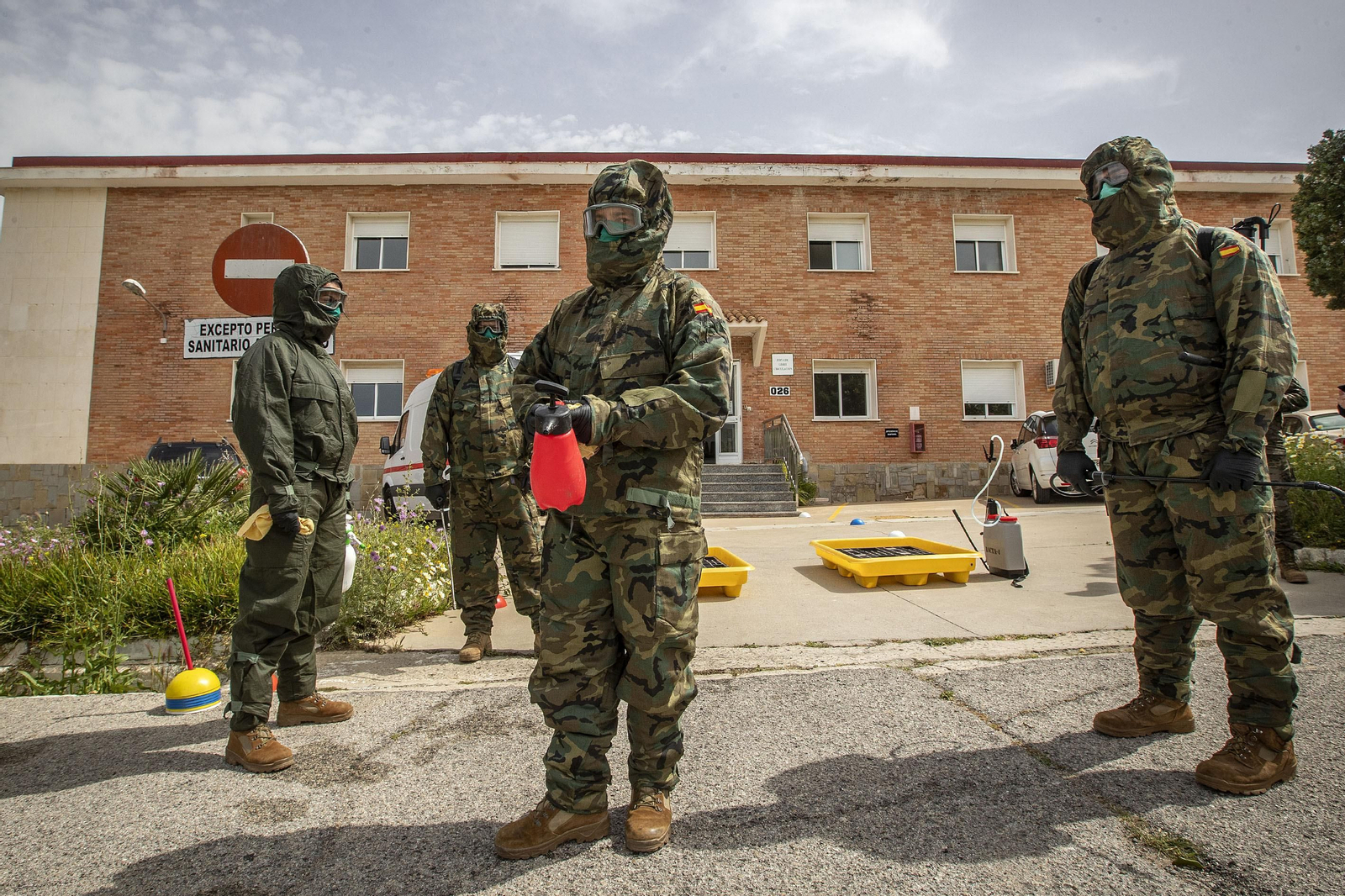 Dentro de la Operación Balmis con las unidades de Camposoto