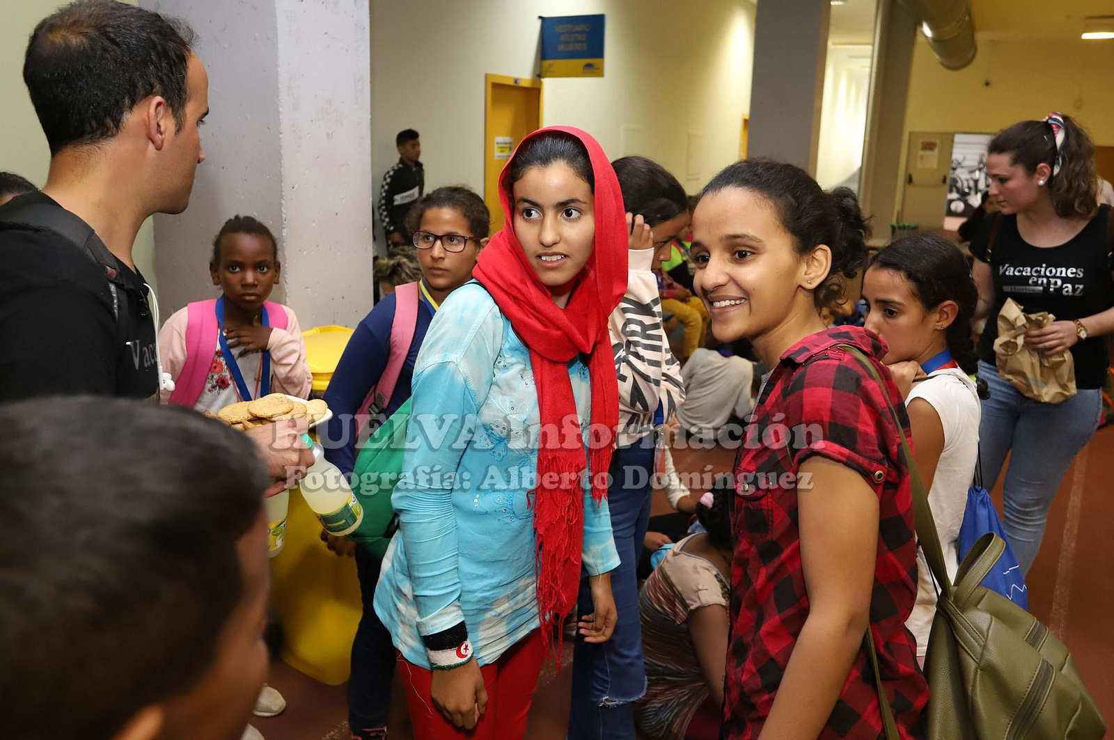 Imágenes de la llegada de los niños saharauis