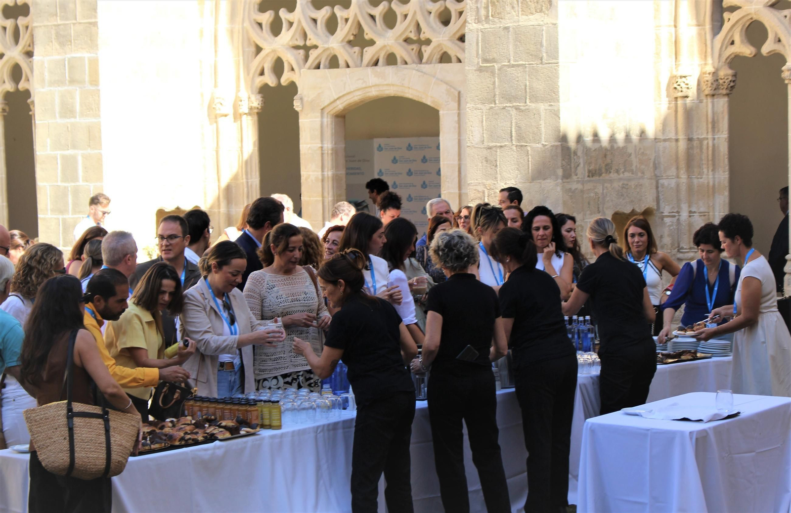 Ambiente en los Claustros.