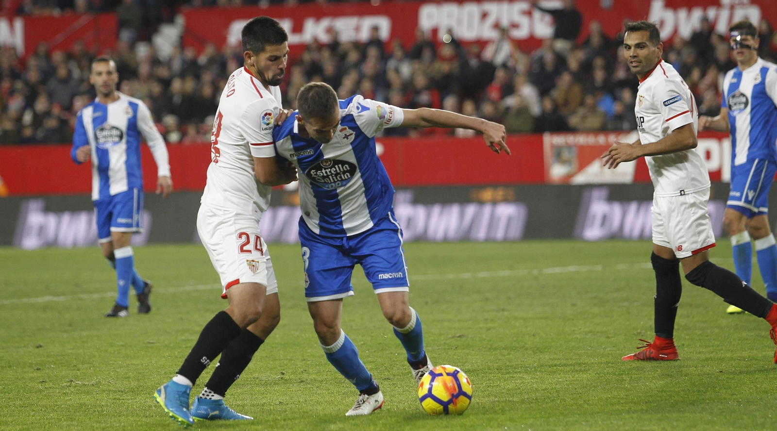 Las imágenes del Sevilla-Deportivo de la Coruña