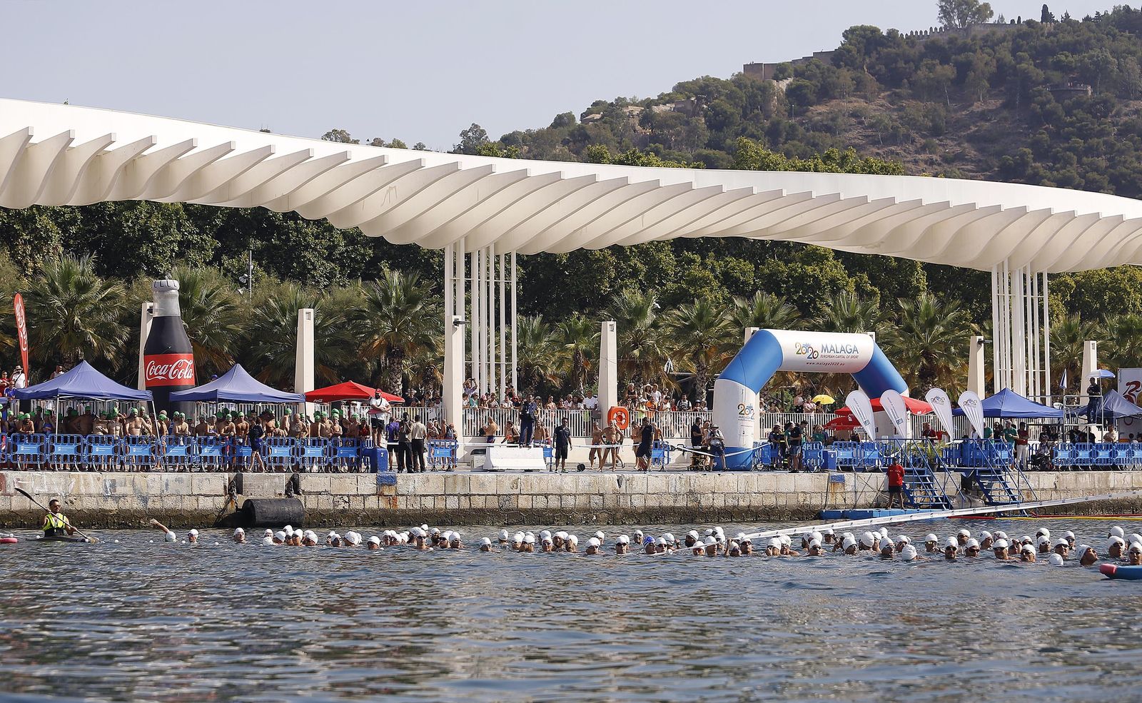 Fotos de la 60ª Travesía a Nado del Puerto de Málaga