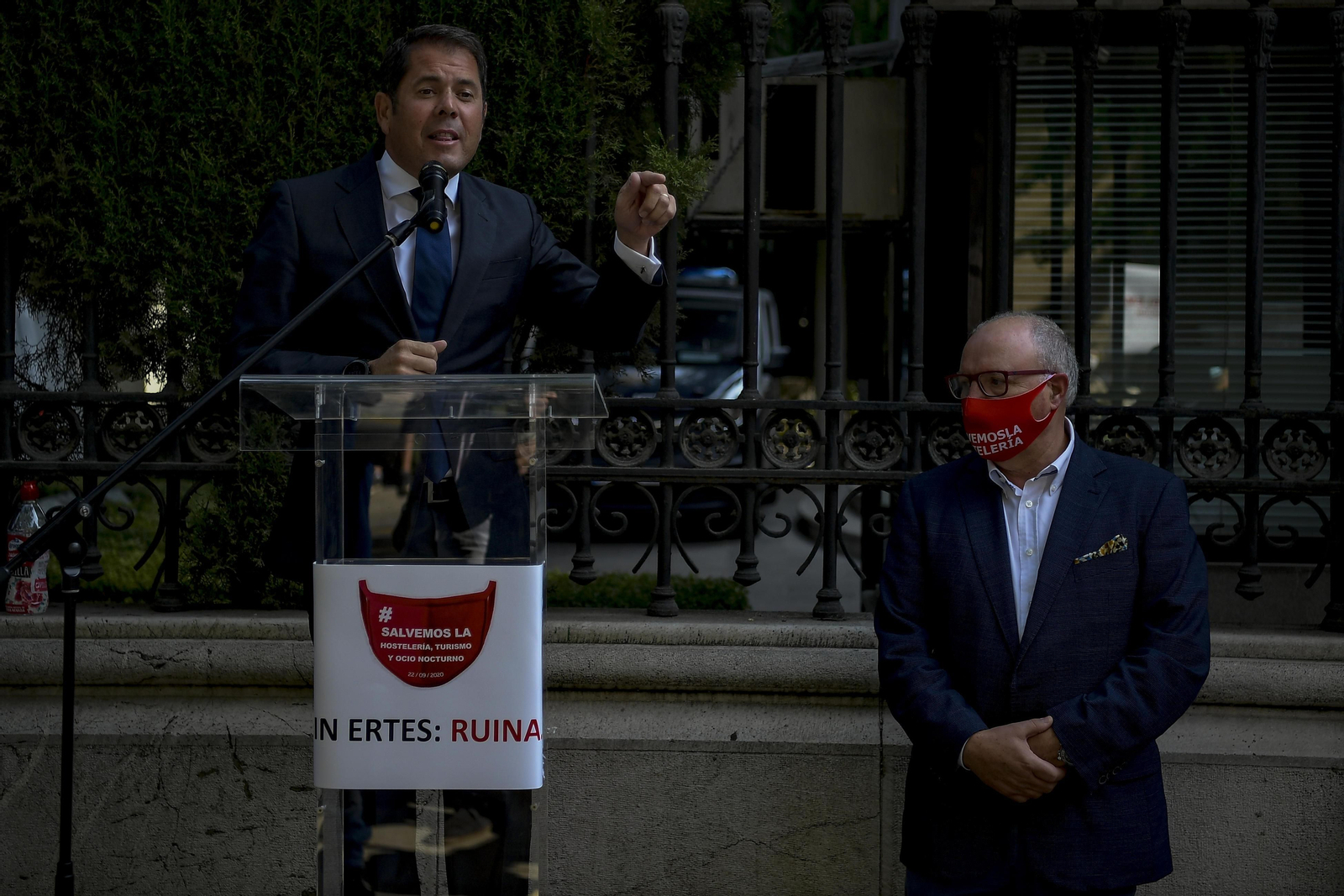 Fotos: El turismo se manifiesta en Granada