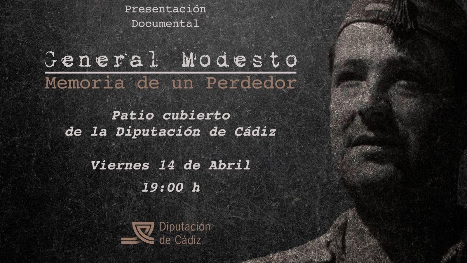 El cartel anunciador del estreno del documental. El cartel anunciador del estreno del documental.