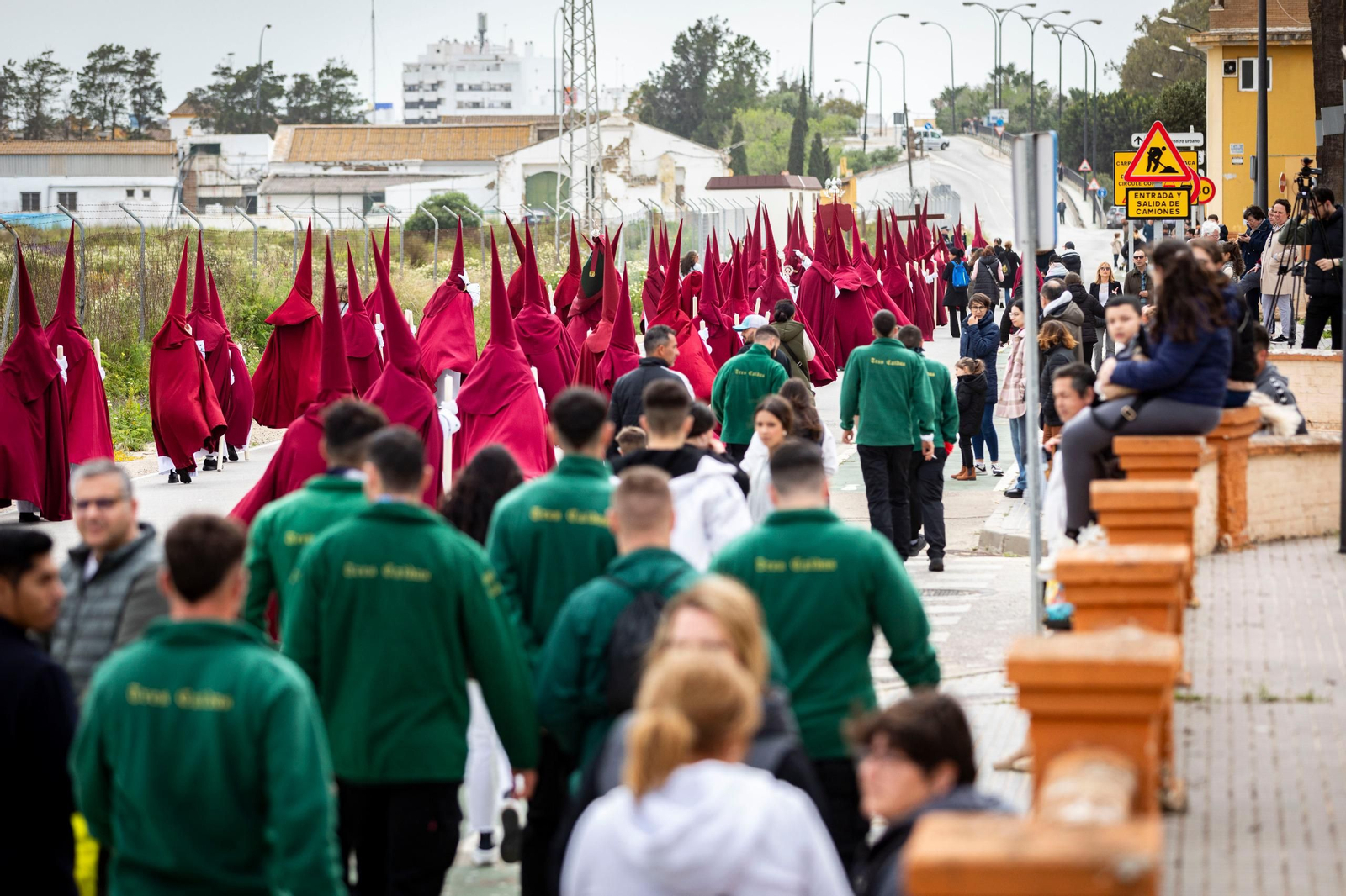 Las imágenes de la hermandad de Tres Caídas en la Semana Santa de San Fernando 2024
