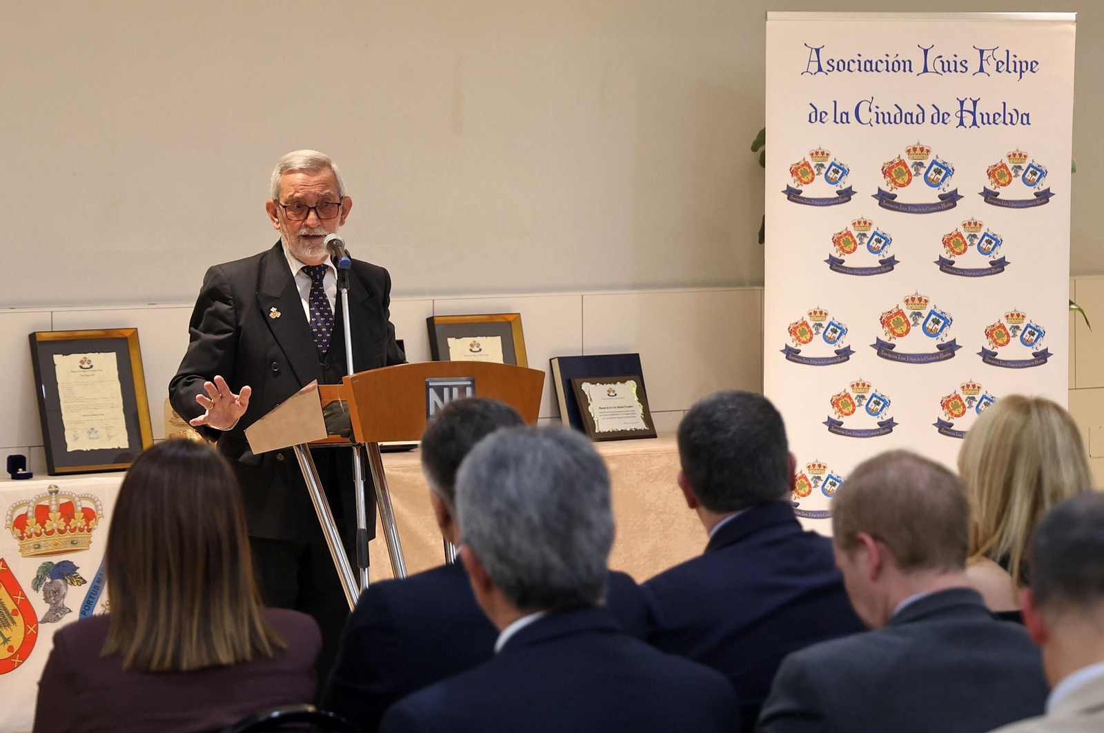 Imágenes de la entrega de los premios de la Asociación Luis Felipe de la Ciudad de Huelva