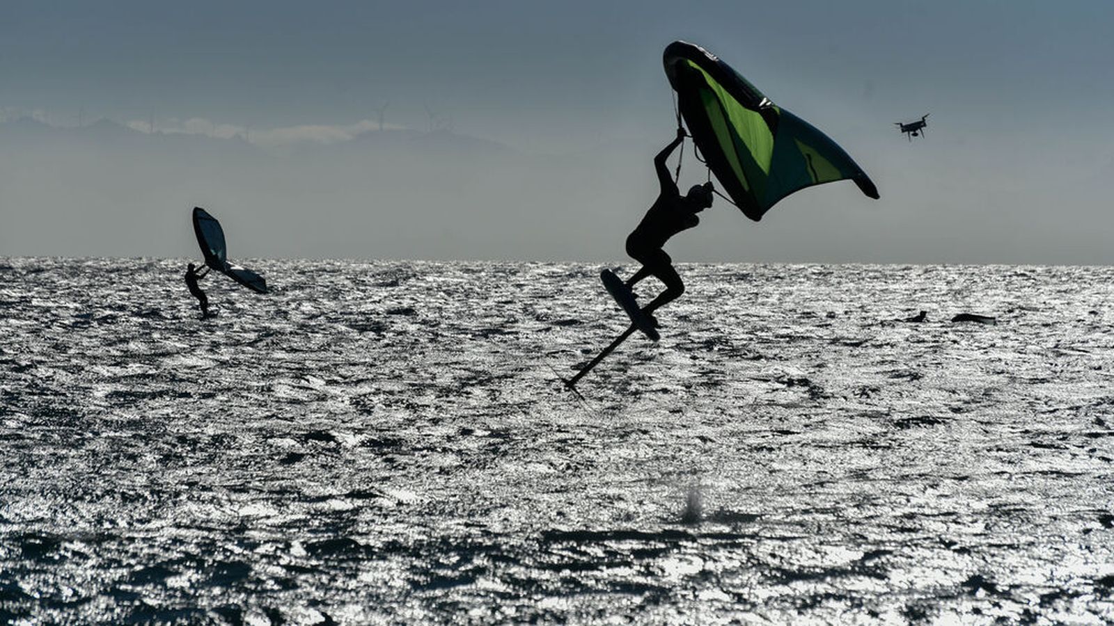 Un instante de la jornada final de la Tarifa Wing Pro.