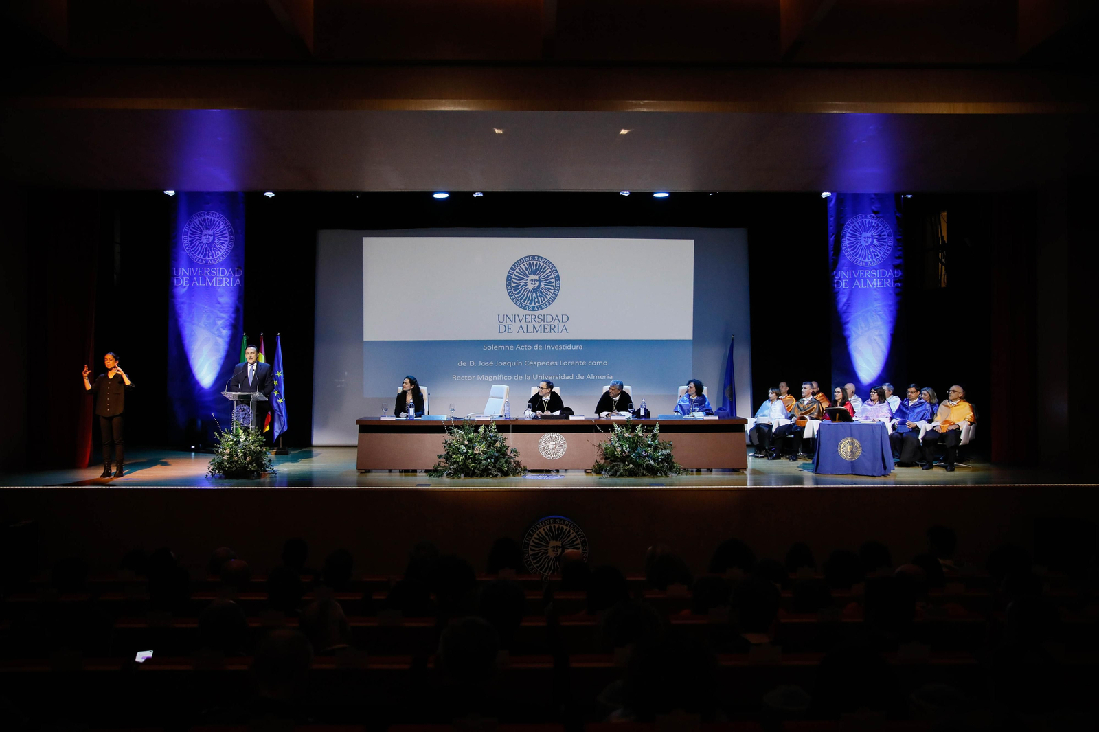 Las imágenes de la Investidura de José Céspedes como rector de la UAL