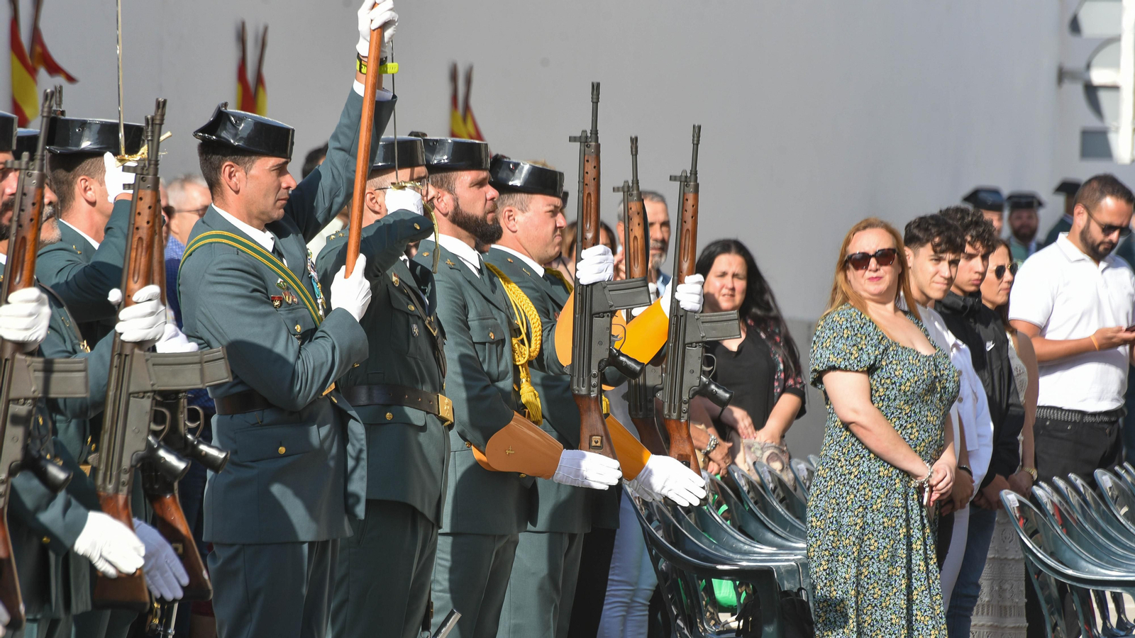 Fotos del acto por el 179 aniversario de la creación de la Guardia Civil en la Comandancia de Algeciras