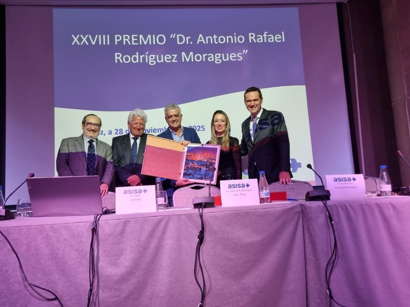 Francisco J. Rodríguez Moragues, Hans Josef Artz, Modesto Barragán y Lourdes y Antonio Rafael Rodríguez.