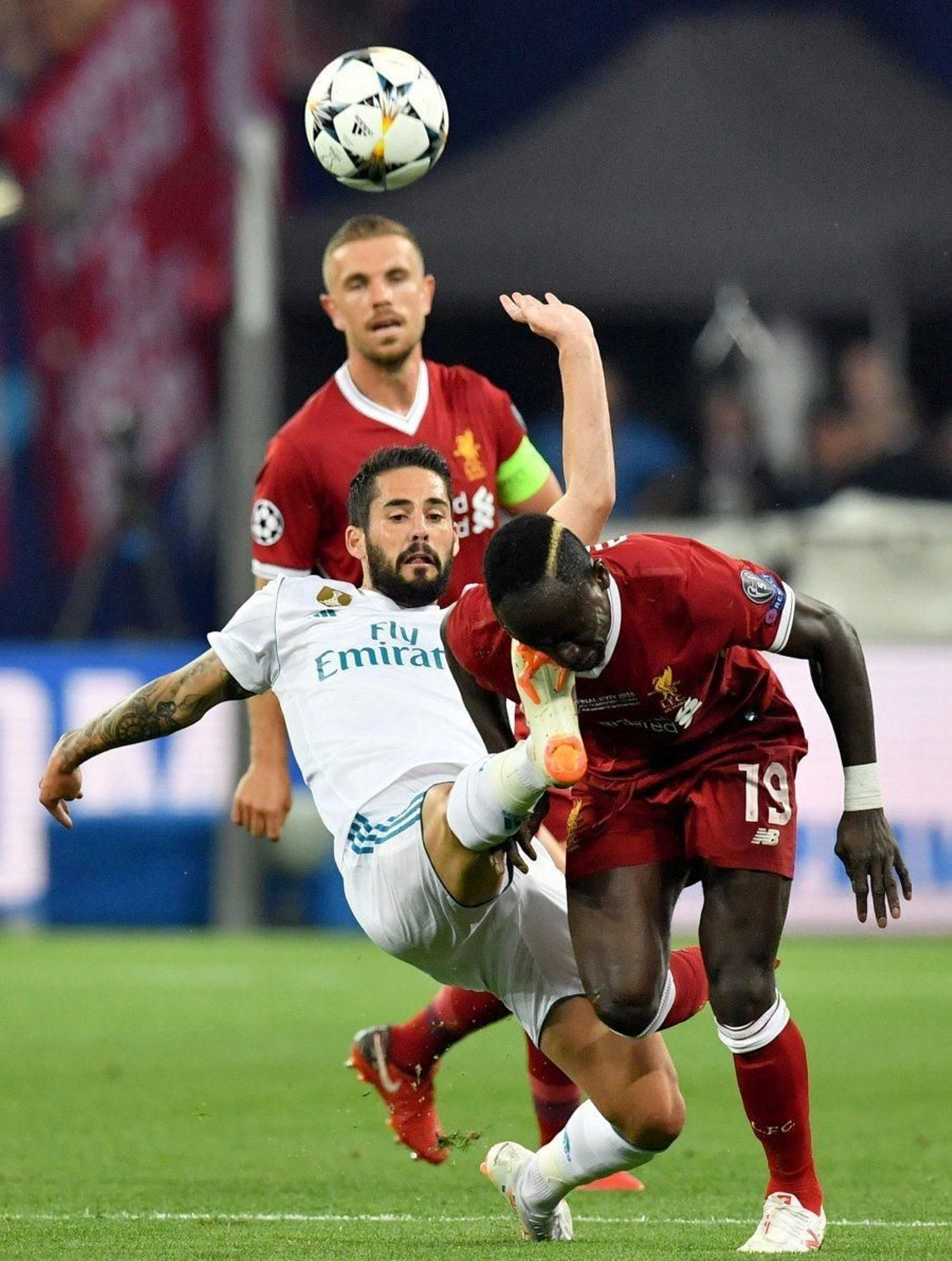 Las imágenes de la final de la Champions en Kiev